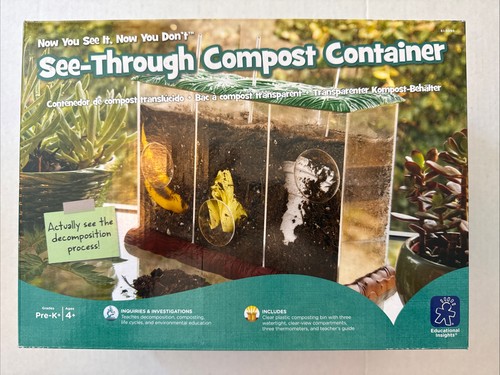 See through compost container - see-through,