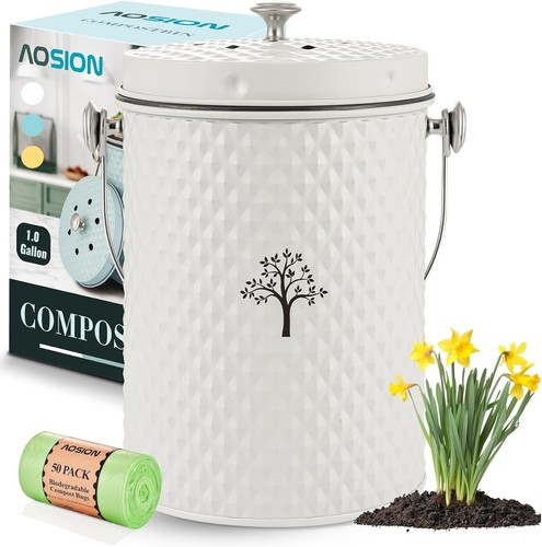 Countertop compost bin - compost,