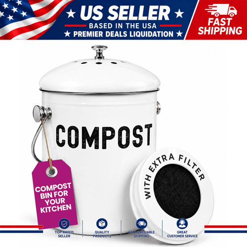 Kitchen compost bin - bin, 1.3