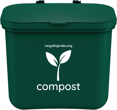 Small green compost bin - green,
