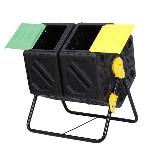 Garden double compost - double, bins
